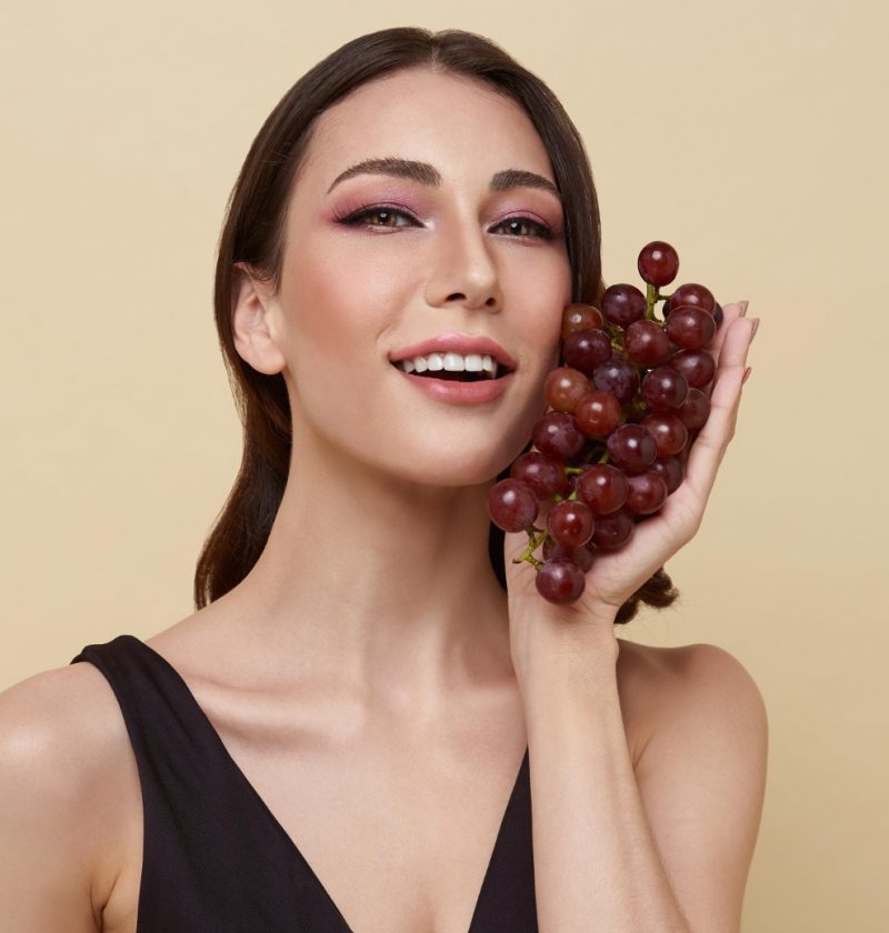 cosméticos de uva